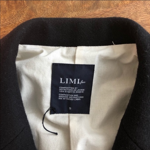 Limi Feu Black Wool Coat - Picture 6 of 7